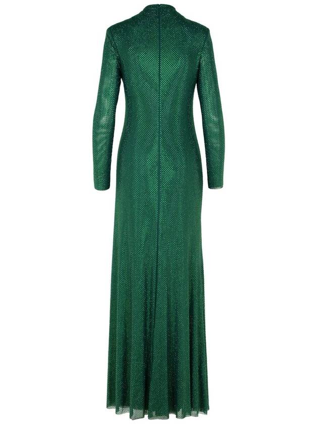 Self-Portrait 'Sequin' Green Polyester Dress - SELF PORTRAIT - BALAAN 3