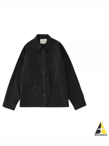 24 SPIRIT MILITARY SHIRT BLACK 1147 - STUDIO NICHOLSON - BALAAN 1