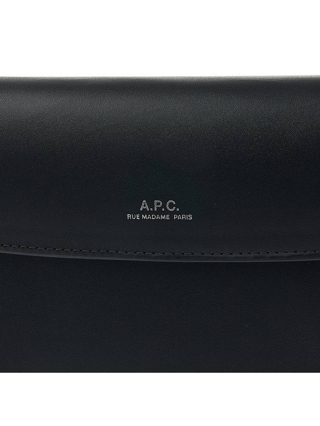 Small Logo Pouch Shoulder Bag Black - A.P.C. - BALAAN 7