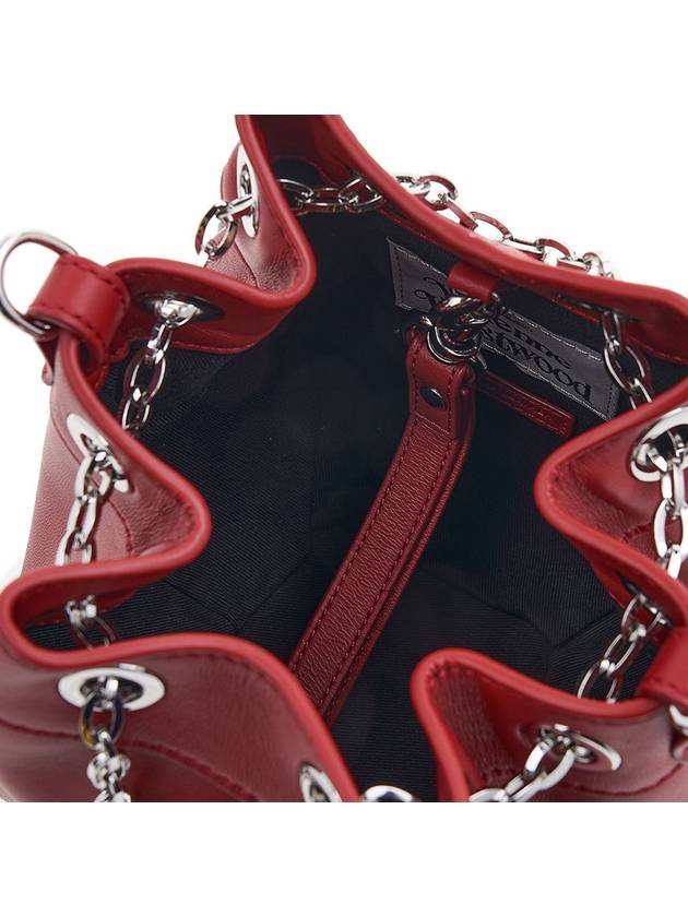 Chrissy Small Bucket Bag Red - VIVIENNE WESTWOOD - BALAAN 10