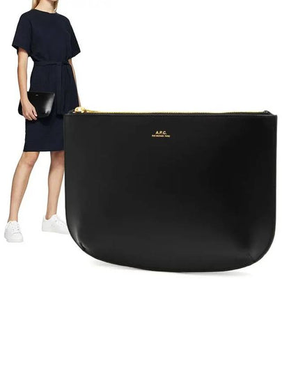 Sarah Clutch Bag Black - A.P.C. - BALAAN 2