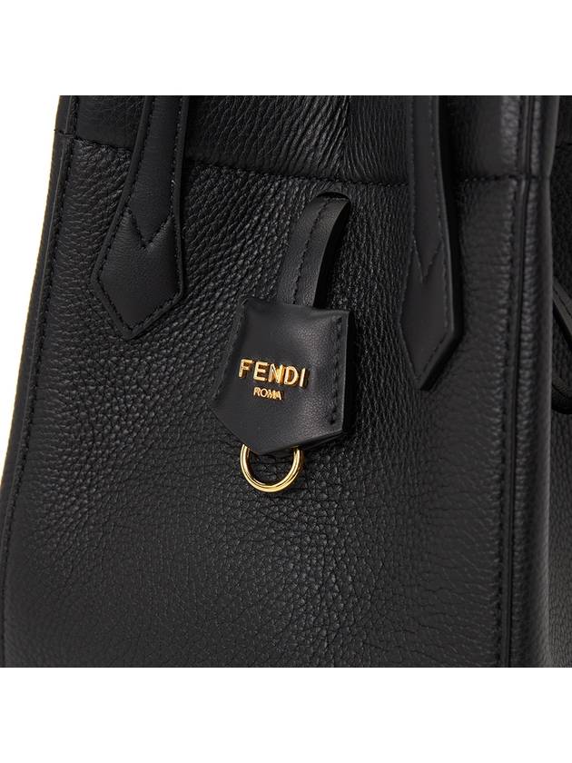 Origami Small Shoulder Bag Black - FENDI - BALAAN 9