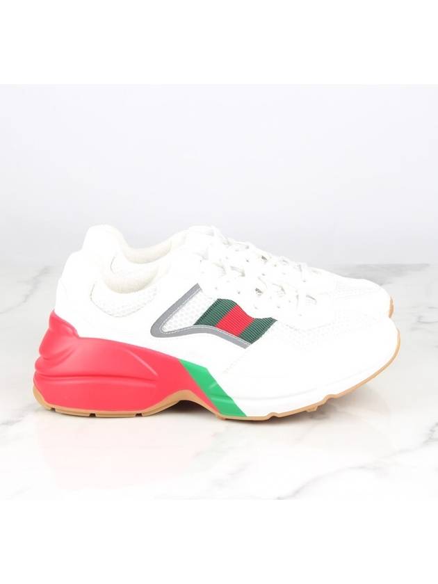 Web Rhyton Sneakers White 36 230 - GUCCI - BALAAN 4