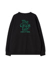 Essential Round Neck Sweatshirt Black - THE GREEN LAB - BALAAN 3