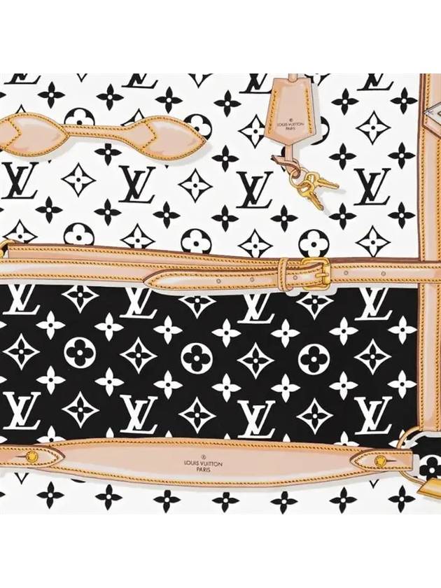 Monogram Confidential Square Scarf Black - LOUIS VUITTON - BALAAN 6