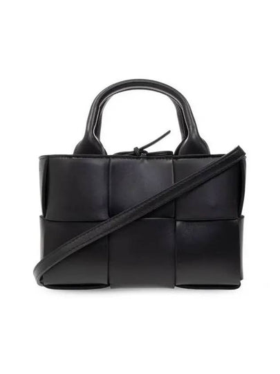 Candy Acro Intrecciato Tote Bag Black - BOTTEGA VENETA - BALAAN 2