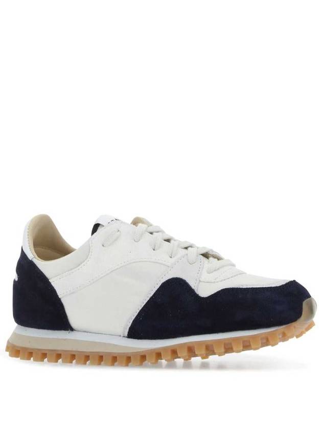 Men's Trail Leather Low Top Sneakers Navy - SPALWART - BALAAN 3