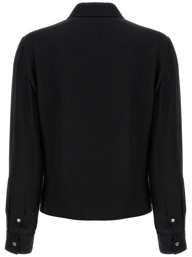 Theory 'Pk Label Wrap' Blouse - THEORY - BALAAN 2