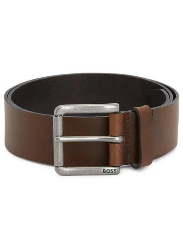 Joris Buckle Leather Belt Brown - HUGO BOSS - BALAAN 2