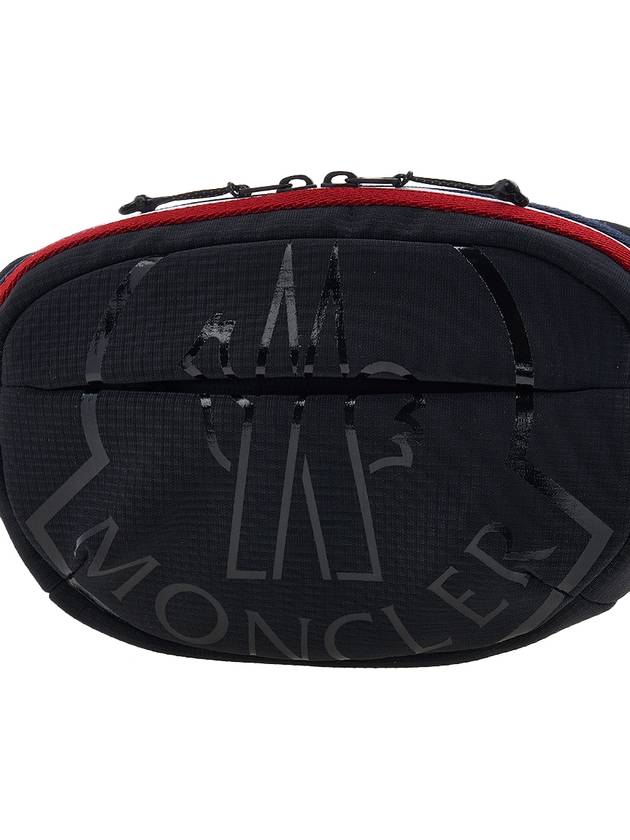 Logo Cut Belt Bag Black - MONCLER - BALAAN 8