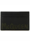 Graffiti Logo Card Wallet Grey - ALEXANDER MCQUEEN - BALAAN 2