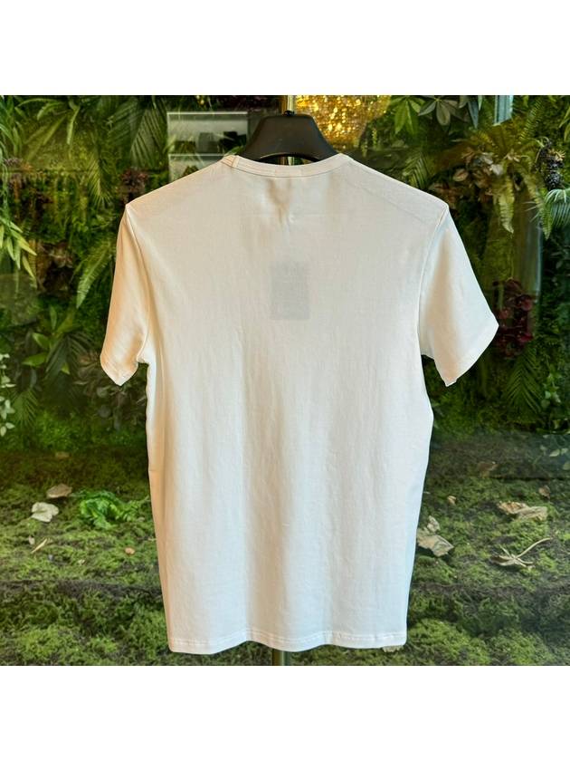 Embroidered Logo Short Sleeve T-Shirt White - KITON - BALAAN 5