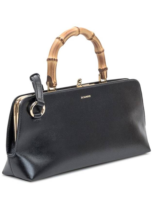 Goji Top Handle Tote Bag Black - JIL SANDER - BALAAN 4