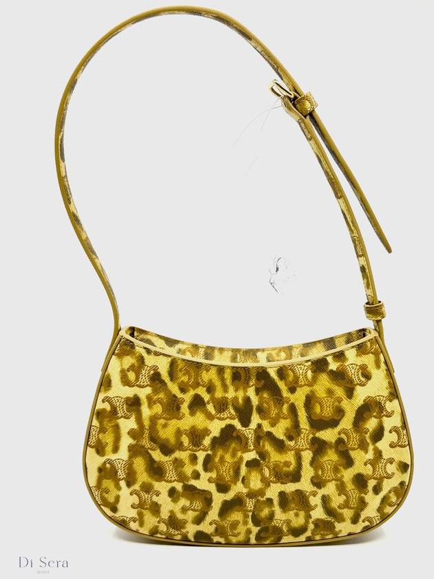 Leopard Print Medium Tilly Triomphe Canvas Shoulder Bag Brown - CELINE - BALAAN 3