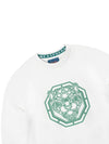 UNI Regular fit windproof Round Sweater WHITE - MEASPHERA - BALAAN 3