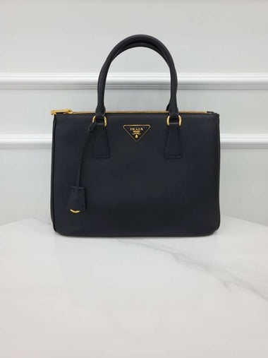 Saffiano Galleria gold logo tote shoulder bag 1BA274 - PRADA - BALAAN 1