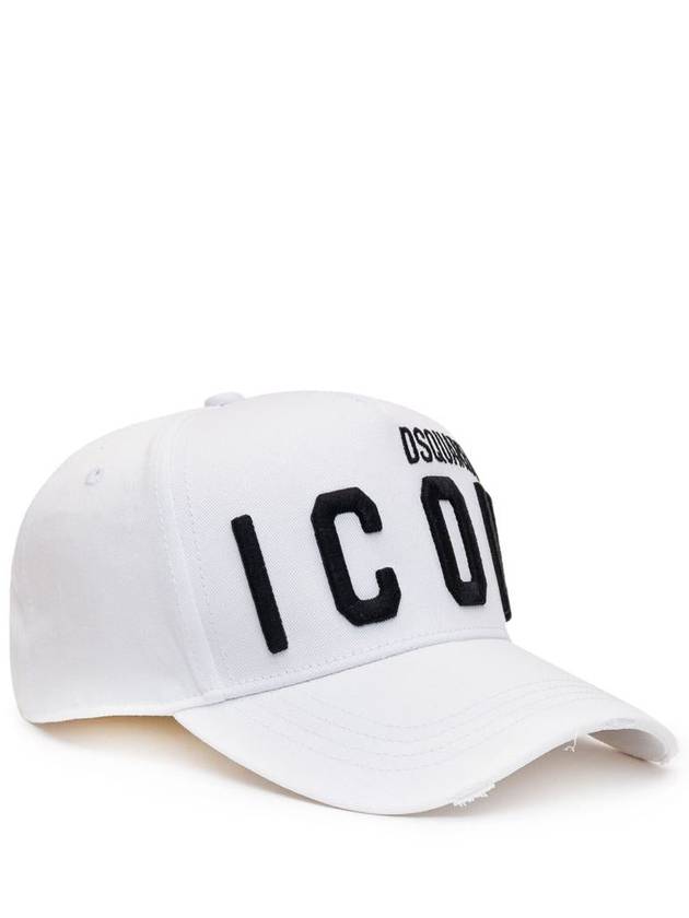 icon logo ball cap white - DSQUARED2 - BALAAN 3