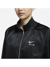 Air Full Zip Satin Jacket Black - NIKE - BALAAN 4