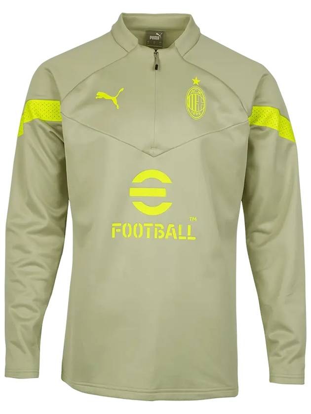 AC Milan Training Fleece Long Sleeve T-Shirt Green - PUMA - BALAAN 1