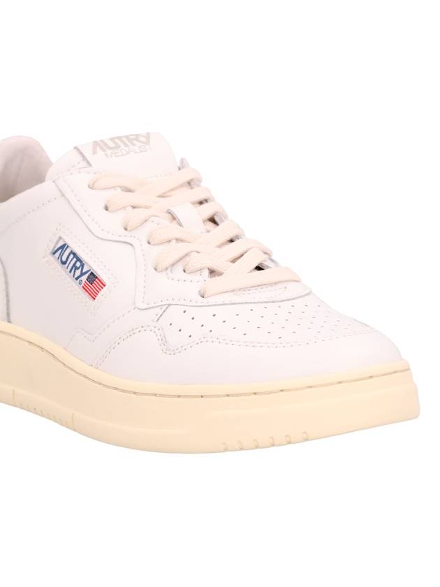 Medalist Leather Low Top Sneakers White - AUTRY - BALAAN 6