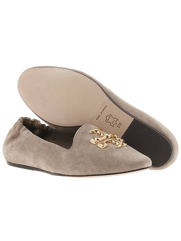 Suede Loafer Cappuccino - TORY BURCH - BALAAN.