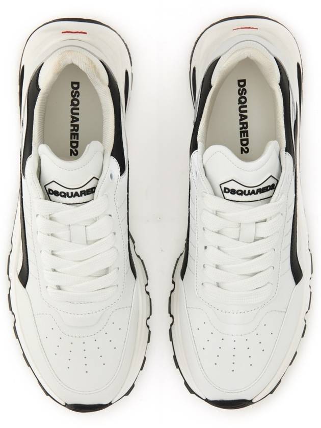 Run DS2 Low Top Sneakers White - DSQUARED2 - BALAAN 4