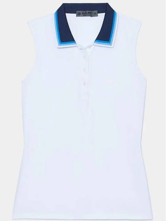 Detail Collar Sleeveless Polo G4LS23K860D SNO - G/FORE - BALAAN 1