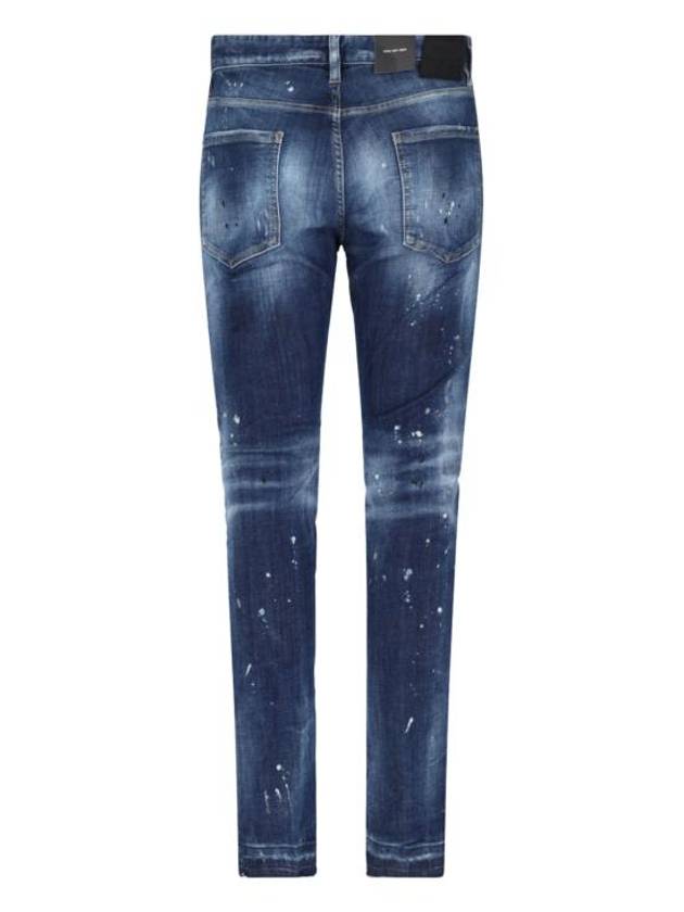 Cool Guy Medium Ribbed Wash Denim Jeans Blue - DSQUARED2 - BALAAN 3