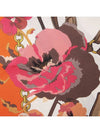 GG Flower Square Silk Scarf - GUCCI - BALAAN 6