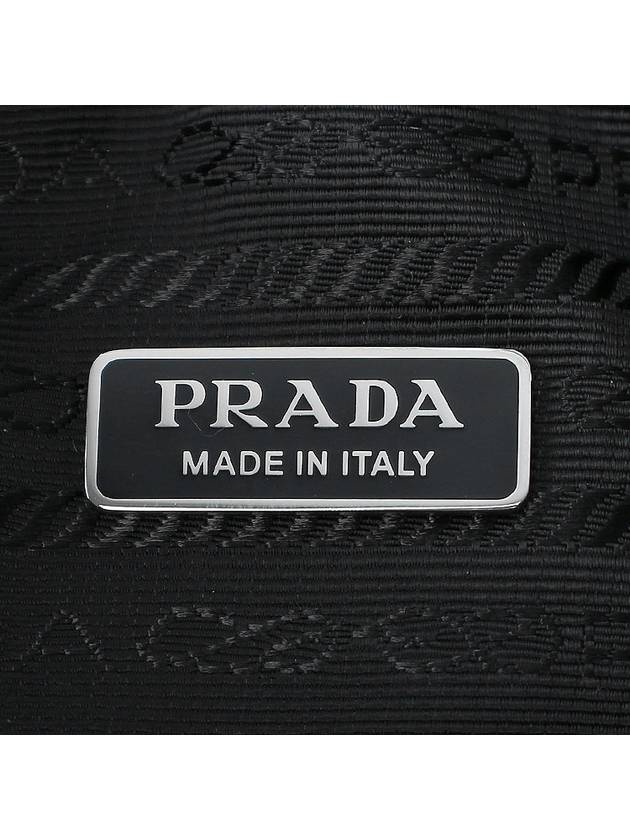 Triangle Logo Re-Nylon Cross Bag Black - PRADA - BALAAN 10