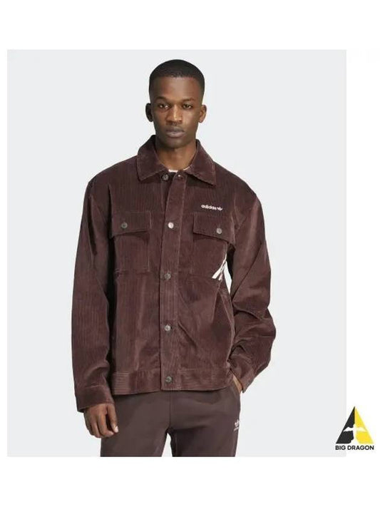 adidas COACH jacket shadow brown IW3263 - ADIDAS - BALAAN 1