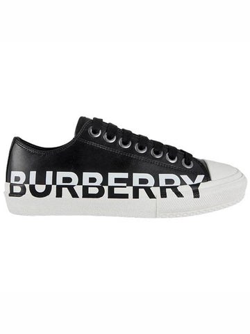 Two Tone Logo Converse Low Top Sneakers Black - BURBERRY - BALAAN.