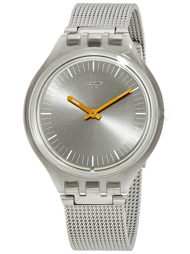 Swatch Skinmesh Silver Dial Men's Watch SVOM100M - SWATCH - BALAAN 1