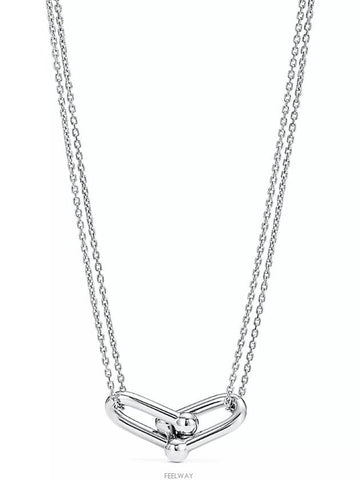 Tiffany HardWear Double Link Pendant Necklace - TIFFANY & CO. - BALAAN 1