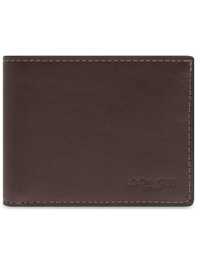 Coach Leather Wallet, Men's, Brown - COACH - BALAAN 1