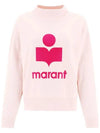 Moby Velvet Logo Sweatshirt SW0003FA A1M07E 40LK - ISABEL MARANT - BALAAN 2