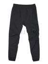 Diagonal Raised Fleece Cargo Track Pants Black - CP COMPANY - BALAAN 2