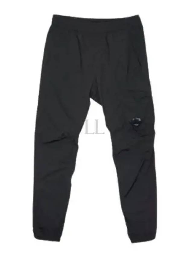 Diagonal Raised Fleece Cargo Track Pants Black - CP COMPANY - BALAAN 2