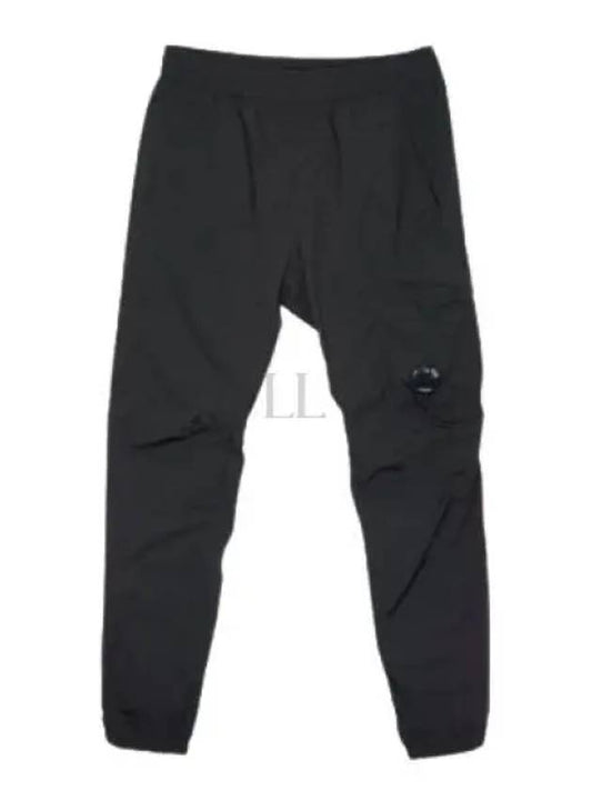 Diagonal Raised Fleece Cargo Track Pants Black - CP COMPANY - BALAAN 2