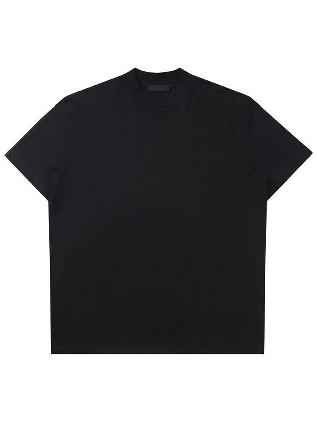 Men's ALT Crew Neck Short Sleeve TShirt Black SWDQECTS01BK - SOLEW - BALAAN 1