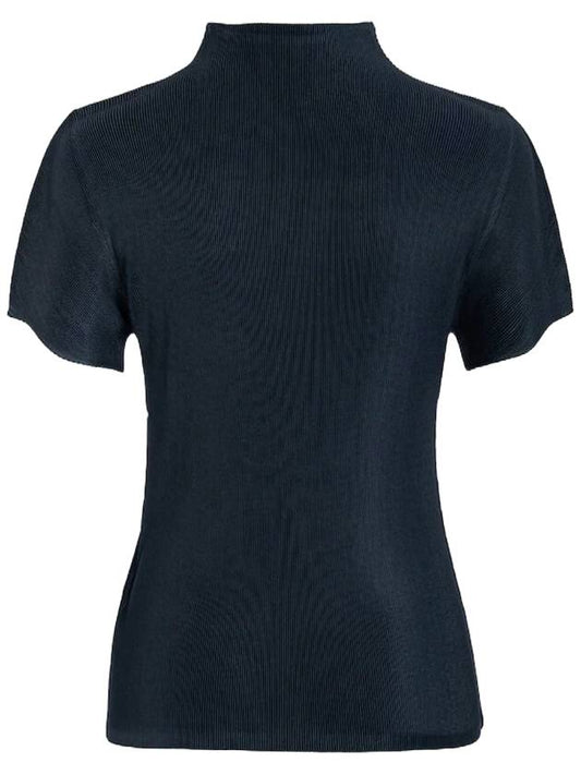 MC April Short Sleeve T-Shirt Dark Navy - ISSEY MIYAKE - BALAAN 1