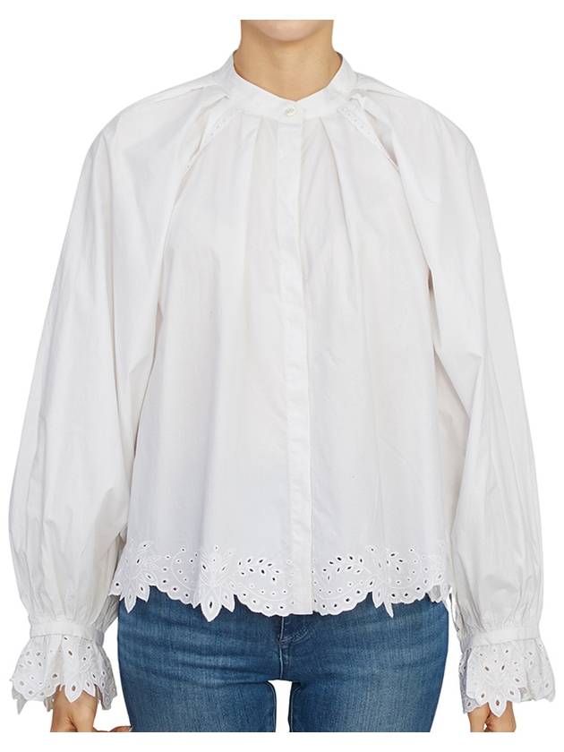 Etoile Ciladwel Blouse White - ISABEL MARANT - BALAAN 4