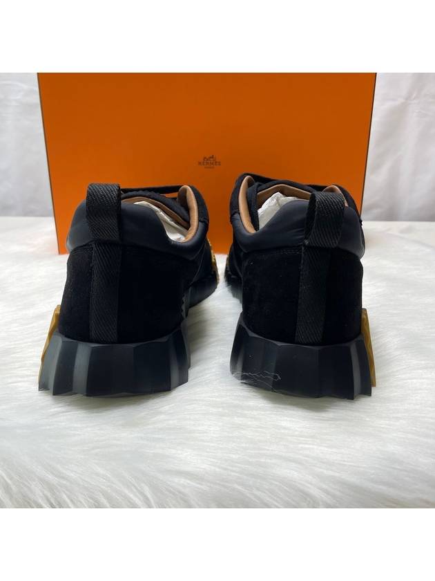 Bouncing Men s Sneakers Noir Black - HERMES - BALAAN 4