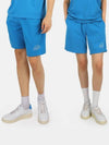 athletic gym short pants ocean white ATHLETICS GYM SHORT - SPORTY & RICH - BALAAN 2