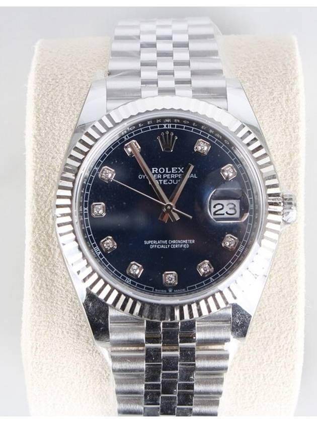 Rolex Datejust 41 Steel Blue Plate 10P 23 Years - ROLEX - BALAAN 1