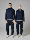 Retro Track Zip-Up Jacket Dark Blue - ATHPLATFORM - BALAAN 1