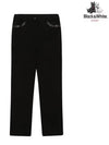 Bootcut 10cm Pants 5012LXWNBLACK - BLACK&WHITE - BALAAN 1