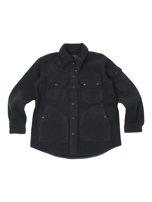 Melton Explorer Shirt Jacket Charcoal - ENGINEERED GARMENTS - BALAAN 1