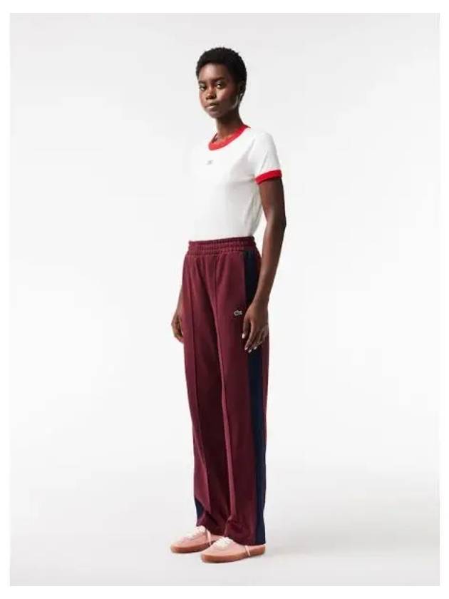 Women s side color block track pants F6488 53N LGI domestic product GQ2N23101036989 - LACOSTE - BALAAN 1