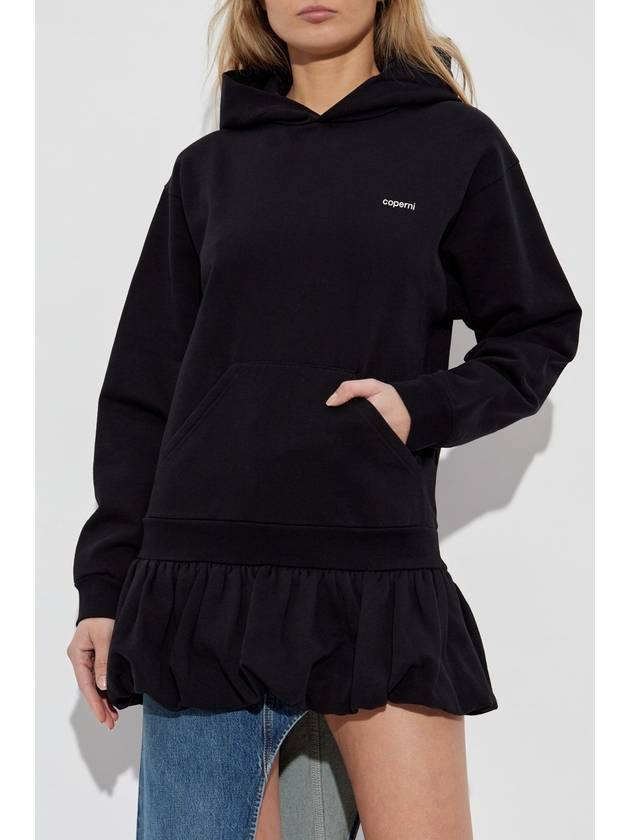 Coperni Cotton Hoodie, Women's, Black - COPERNI - BALAAN 3